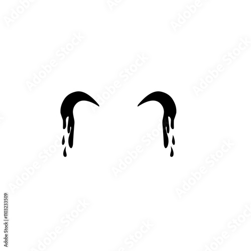 cartoon tear icon