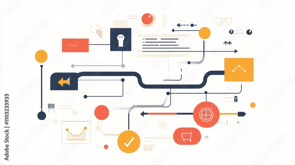 Modern Technology Flowchart Design Modern Technology Flowchart Design