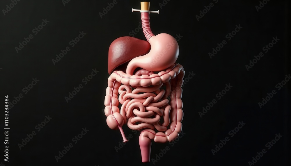 Human Digestive System Model