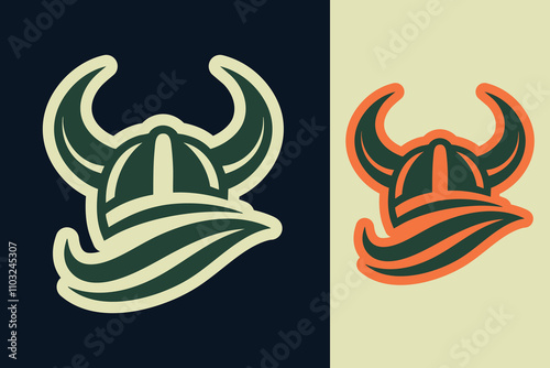 Viking Warrior Logo | Bold Scandinavian Design | Perfect for Branding and Merchandise photo