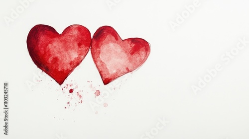 Couple of Red Hearts