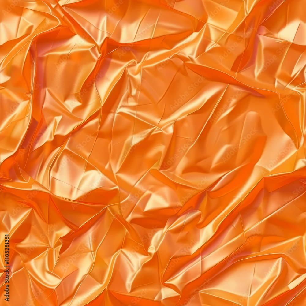 Crumpled Shiny 3D Metallic Background Crumpled Shiny 3D Metallic Background