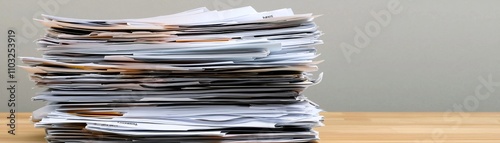 A stack of financial reports and graphs on a desk, representing wealth analysis and growth strategies