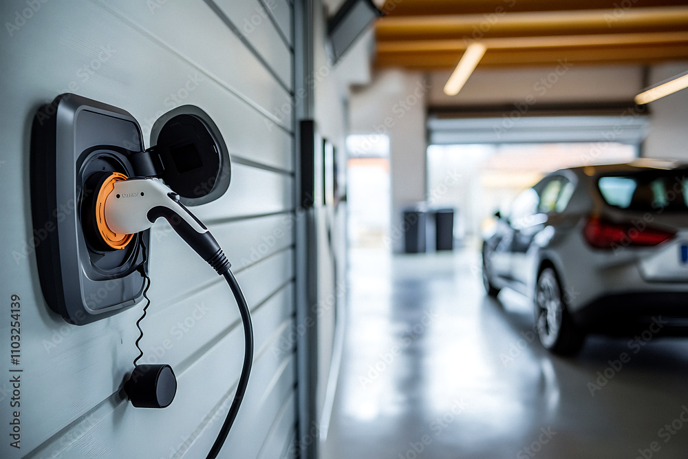 Home Battery Packs in Modern Garage: Sustainable Energy Storage and Backup System for Renewable Power Home Battery Packs in Modern Garage: Sustainable Energy Storage and Backup System for Renewable Power