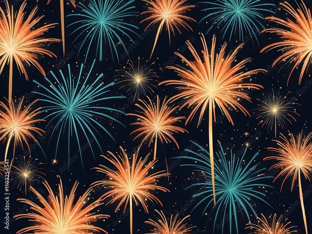 abstract fireworks background and space for text. Fireworks at Night
abstract fireworks background and space for text. Fireworks at Night