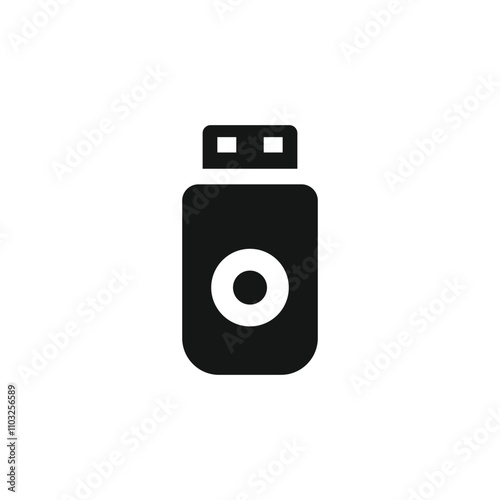 Flash disk icon template vector illustration