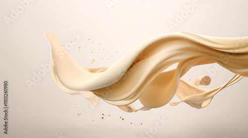 Liquid Fluid Flow Graphic Design Asset
