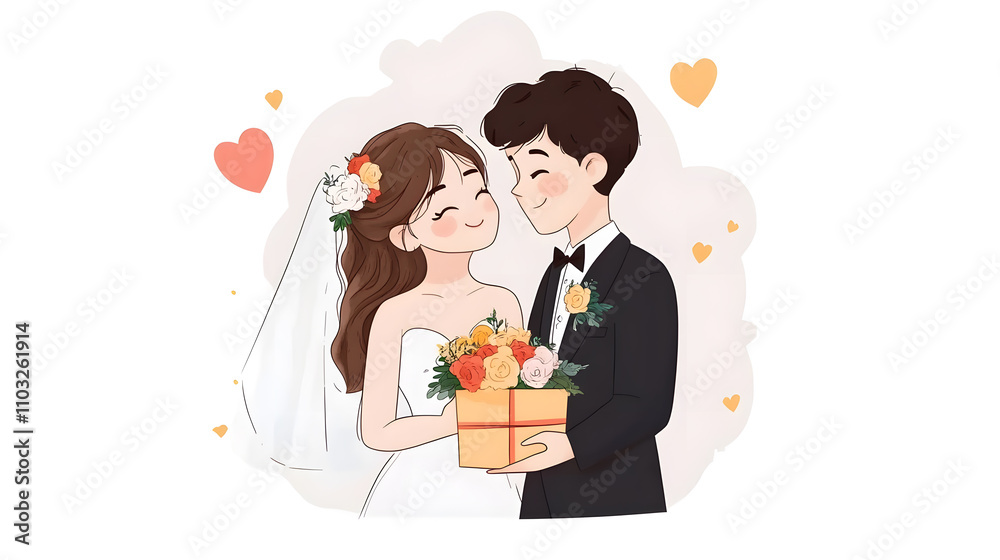 Wedding photos with a clean background for free space for text. For use with advertising banners for weddings or Valentine's Day. Wedding photos with a clean background for free space for text. For use with advertising banners for weddings or Valentine's Day.