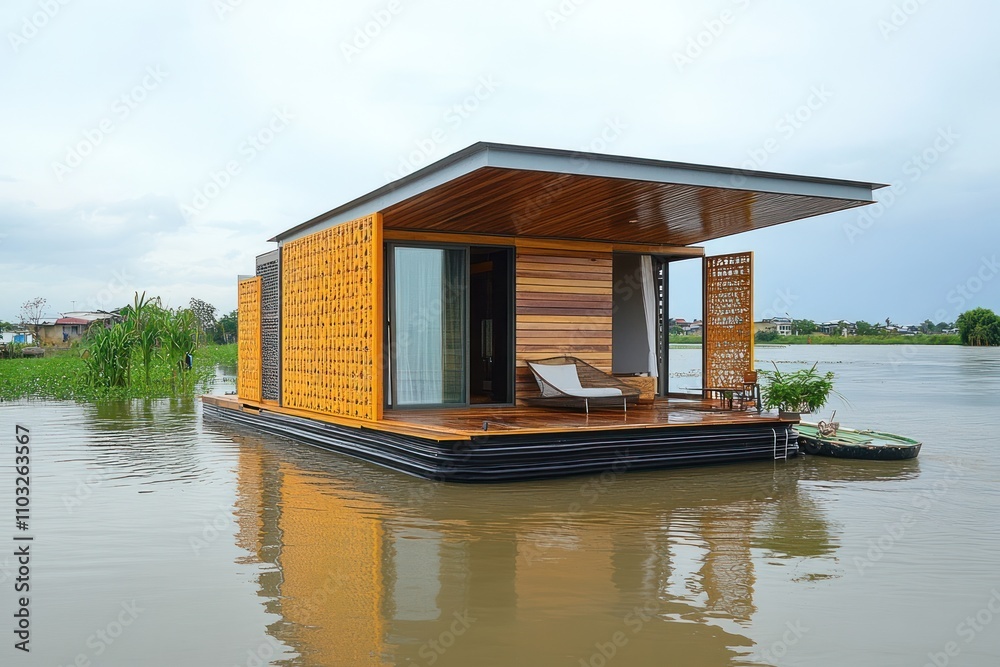 Floating housing solutions designed for flood-prone areas Floating housing solutions designed for flood-prone areas