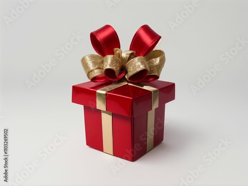 Christmas theme background, gift box and Christmas tree.