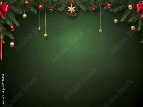 Christmas theme background, gift box and Christmas tree.