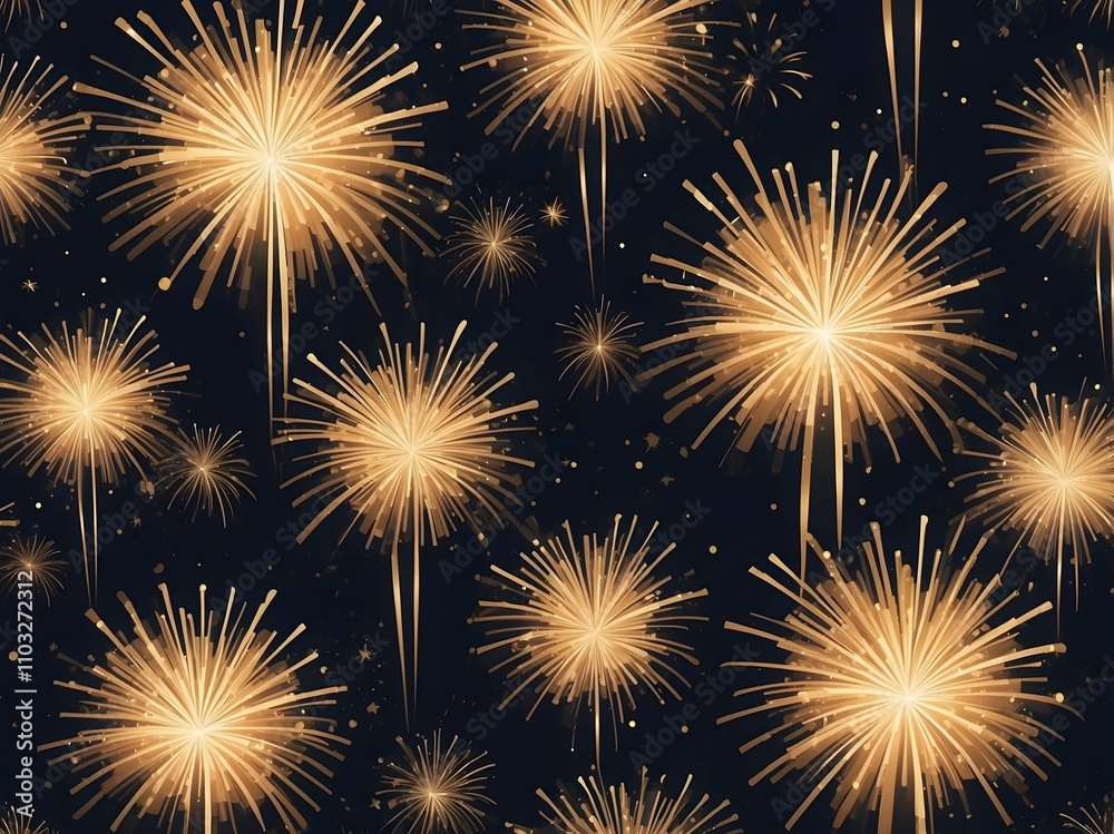 Abstract firework background with free space for text Abstract firework background with free space for text