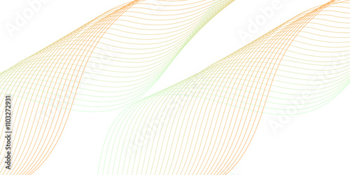 Abstract technology wave lines, frequency sound, data science, business wave line background. Abstract wavy element for design on transparent background isolated
