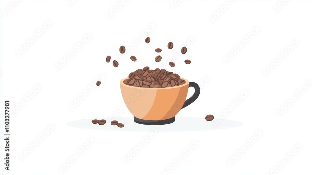 Obraz premium Grind coffee beans for a fresh brew.