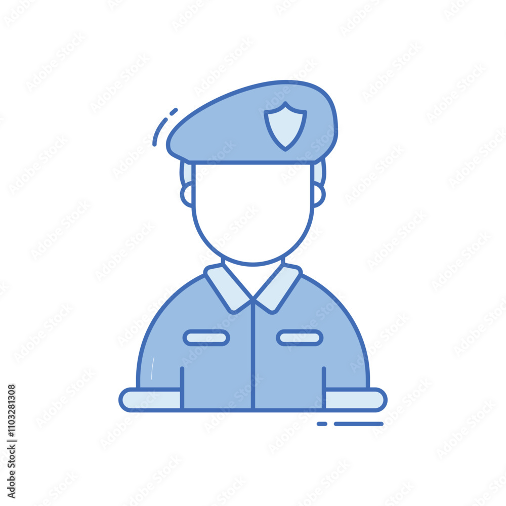 Soldier vector icon Soldier vector icon