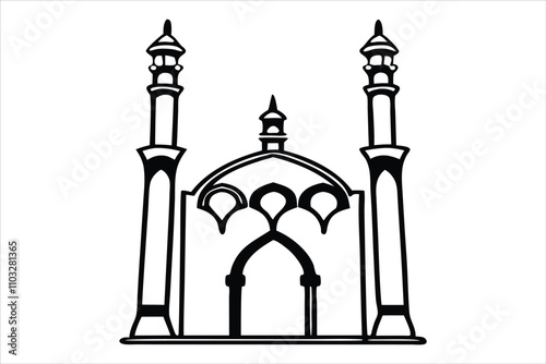 Islamic design laser-cut vectors  photo