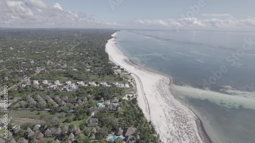 Diani, Kenya Beach drone shot photo