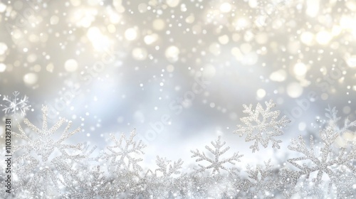 Winter Snowflakes Background