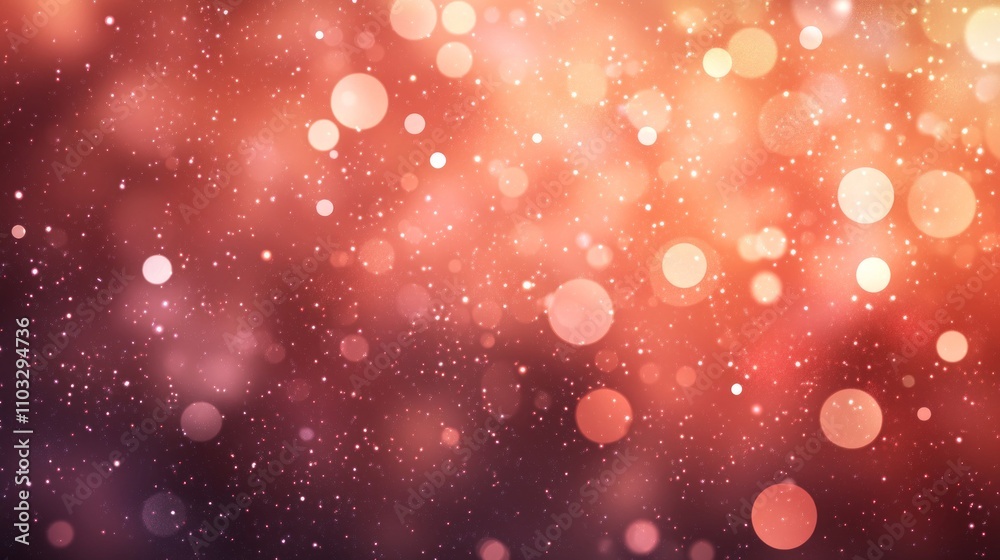 Abstract Bokeh Background with Warm Colors Abstract Bokeh Background with Warm Colors