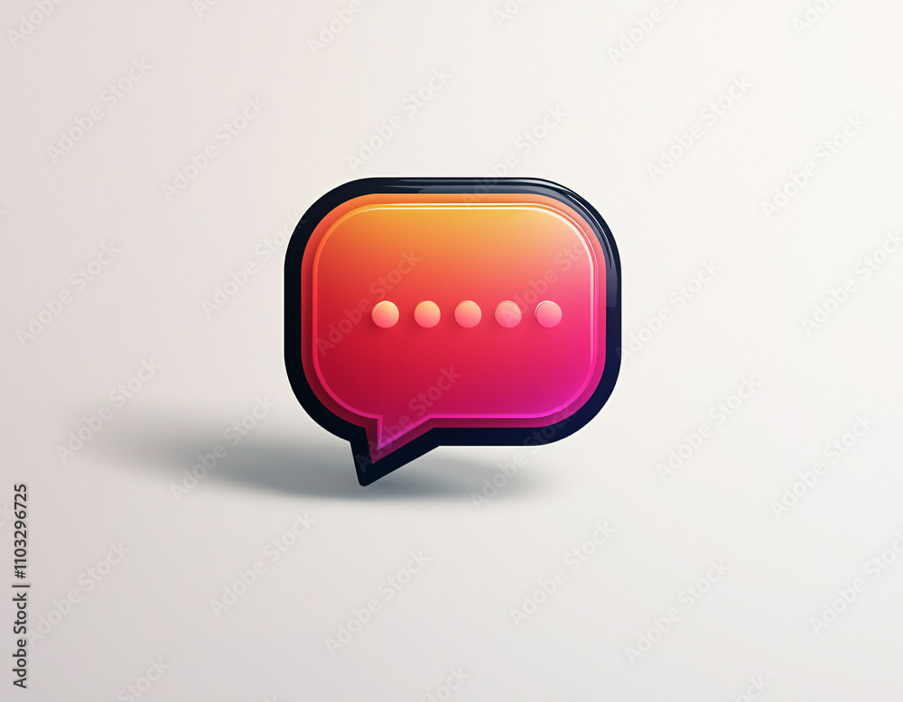 3D Chat Bubble