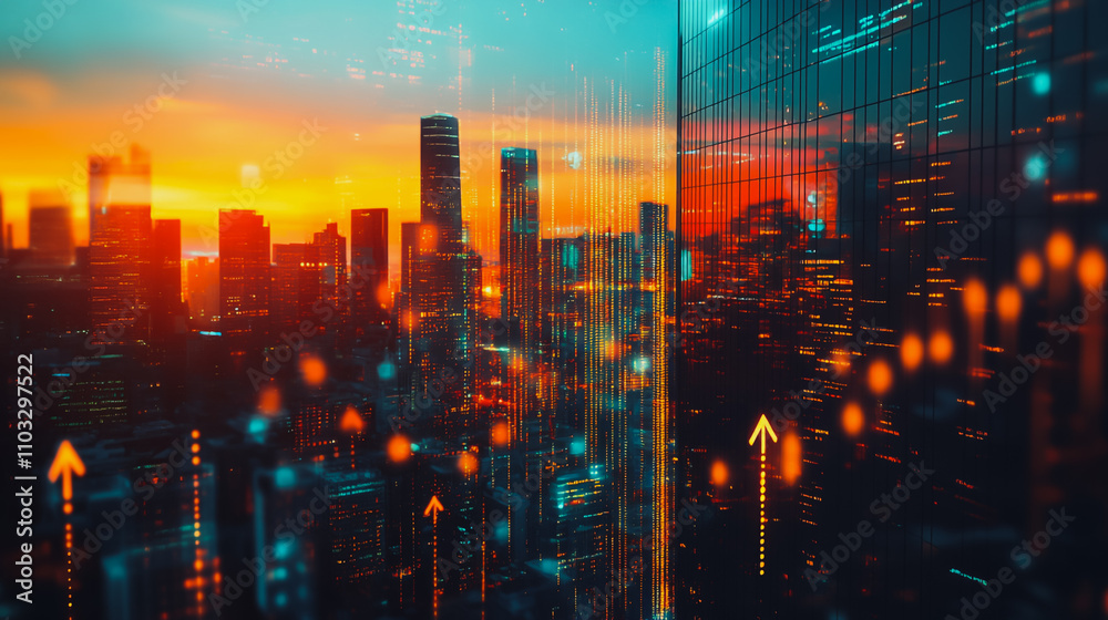 Smart digital city with connection cyber security network reciprocity over the cityscape . future smart wireless digital city and social media networking systems that connects people within the city Smart digital city with connection cyber security network reciprocity over the cityscape . future smart wireless digital city and social media networking systems that connects people within the city