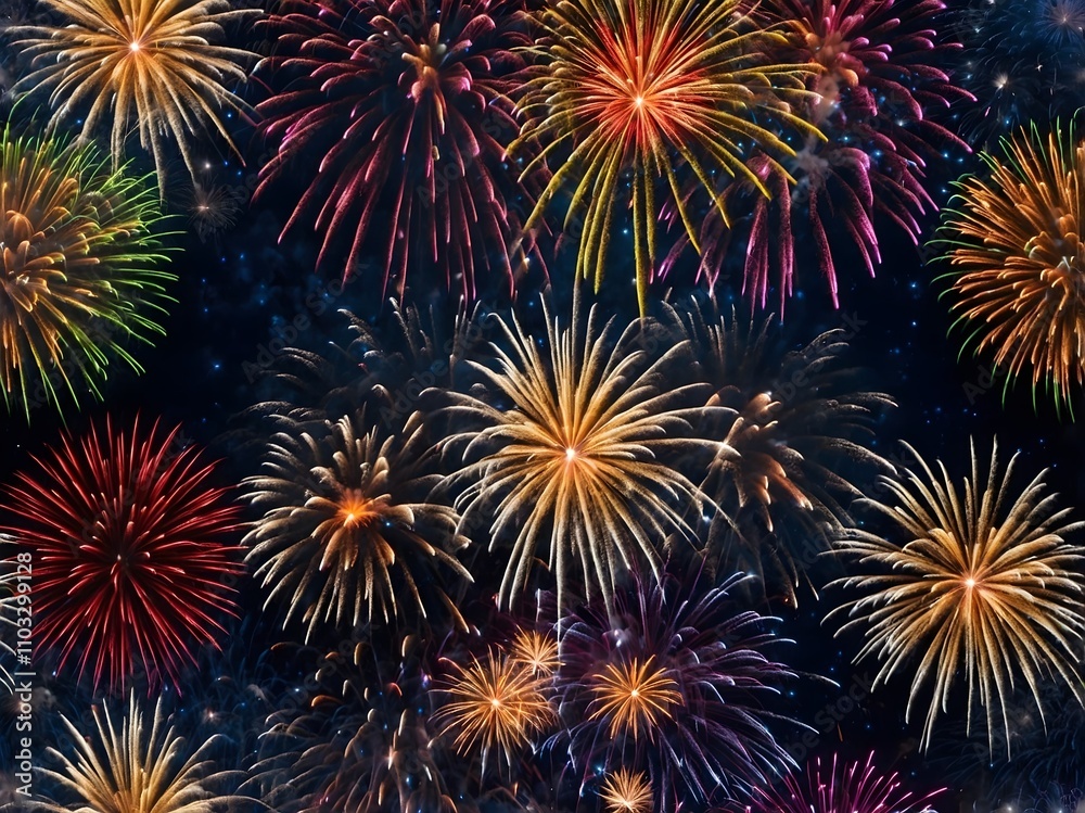 beautiful fireworks background. elegant background beautiful fireworks background. elegant background