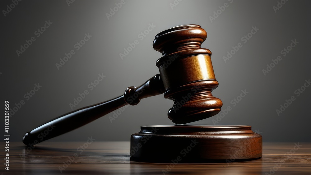 Legal property, gavel's shape. Legal property, gavel's shape.