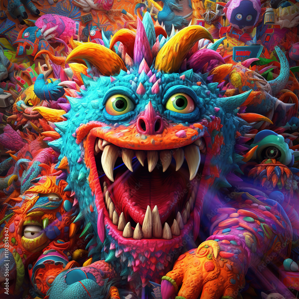 Colorful Monster Colorful Monster