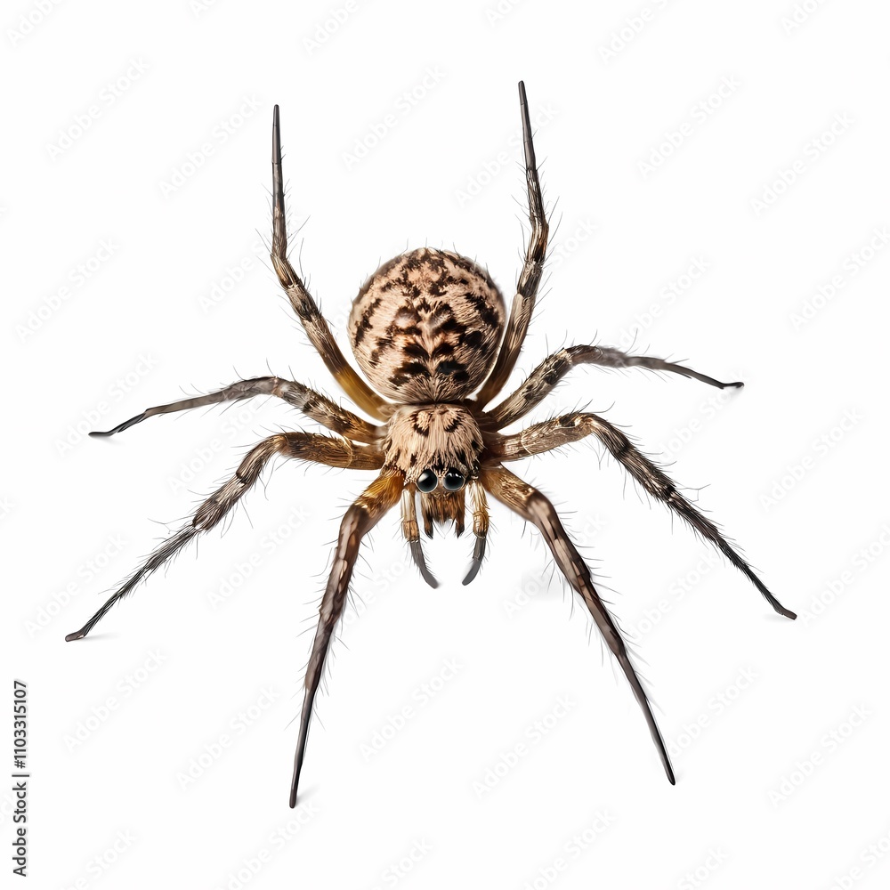 spider isolated on white background spider isolated on white background