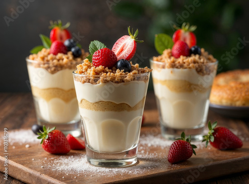 Tres Leches Panna Cotta Parfaits