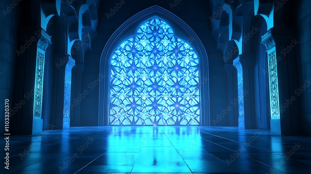 Ramadan and Eid Mubarak Collection: Islamic Lanterns, Crescent Moons, and Mosque Silhouettes Ramadan and Eid Mubarak Collection: Islamic Lanterns, Crescent Moons, and Mosque Silhouettes