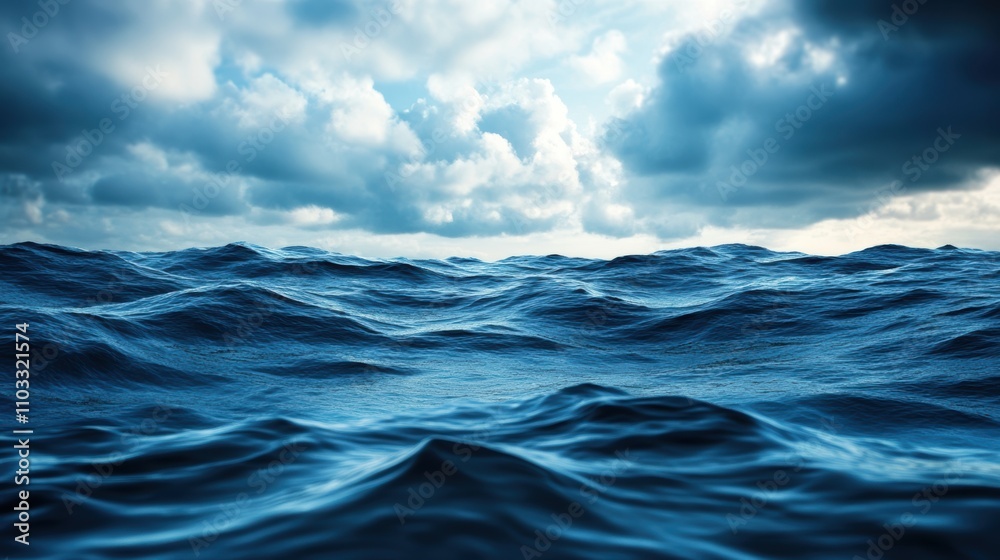 A serene view of rolling ocean waves under a partly cloudy sky, perfect for conveying tranquility and nature's beauty, Ideal for articles, brochures, or websites focused on marine life or relaxation, A serene view of rolling ocean waves under a partly cloudy sky, perfect for conveying tranquility and nature's beauty, Ideal for articles, brochures, or websites focused on marine life or relaxation,
