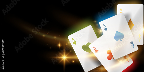 casino background vector illustration for gambling poster banner elegant design