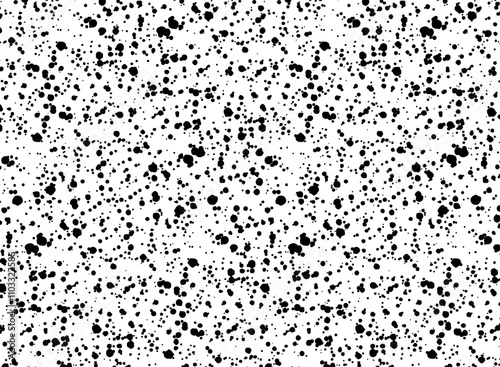 モノクロのインクスプラッシュのシームレスなパターン