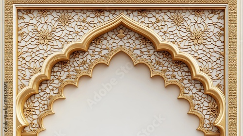 Elegant Ramadan Celebration - Lanterns, Crescent Moons, and Islamic Motifs for Festive Designs photo