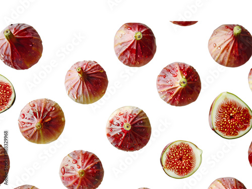 Close-Up of Fresh Figs with Soft Skin