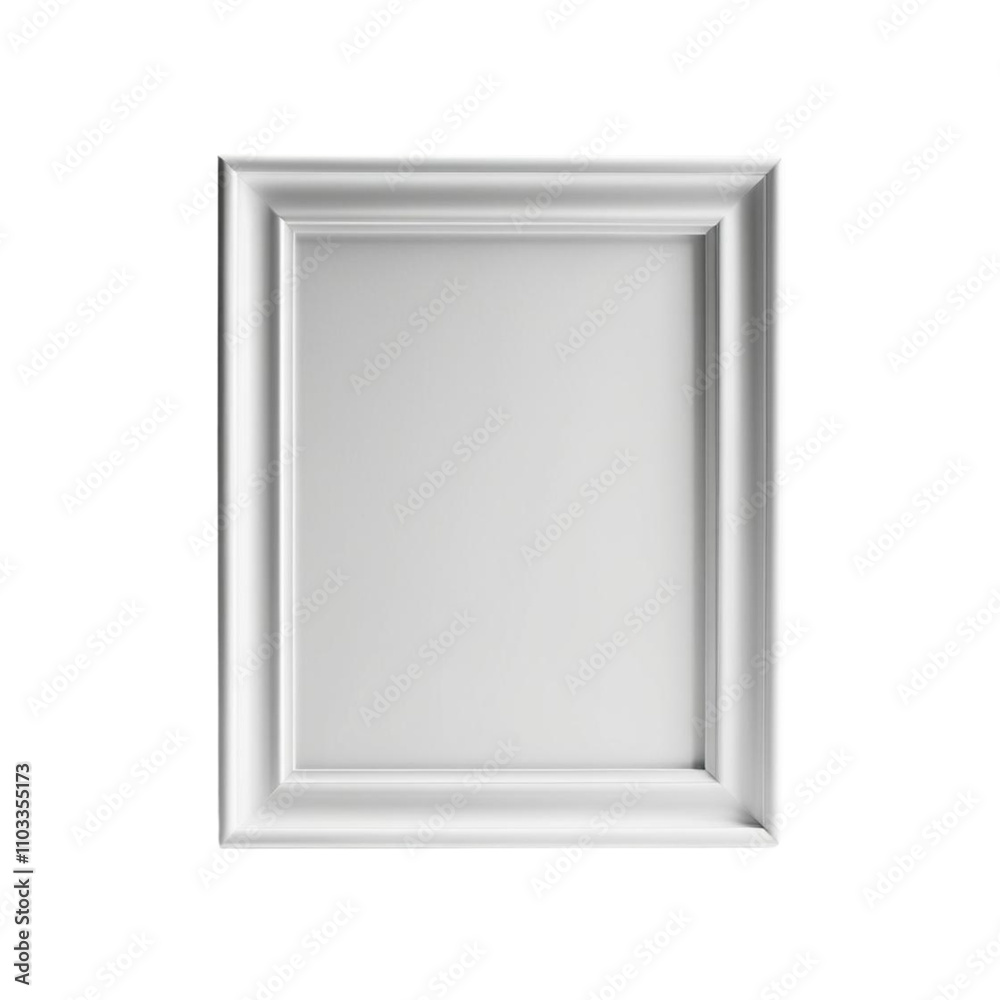 white frame isolated on white white frame isolated on white