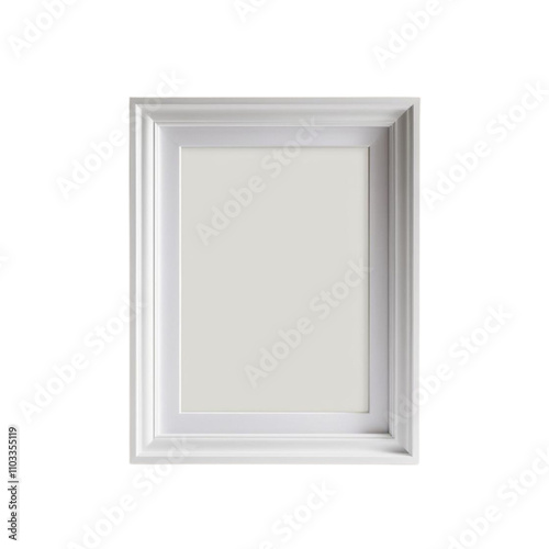 white frame