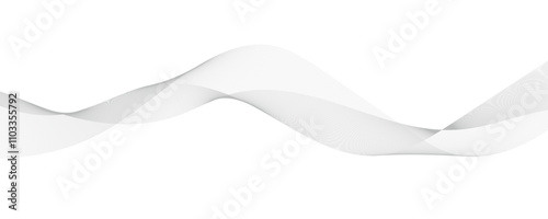 Abstract grey smoky wave background. 