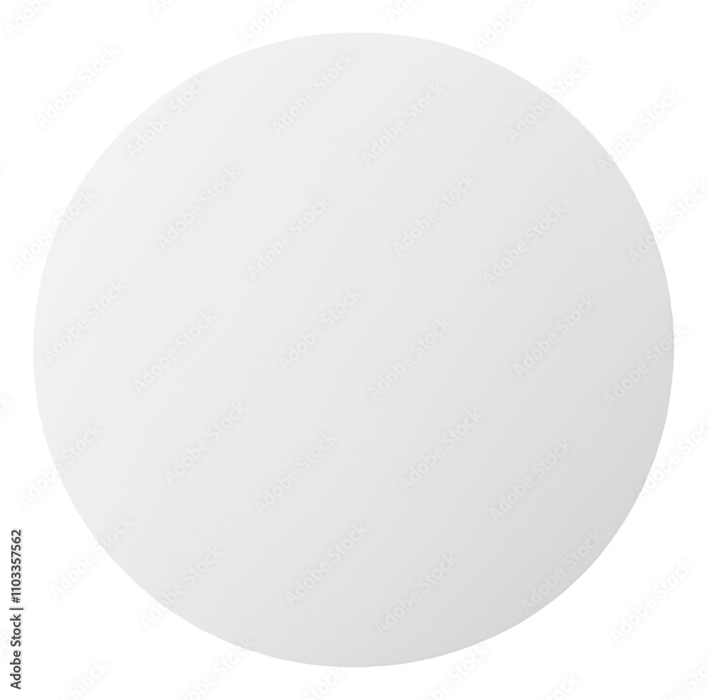 White circular ceiling lamp shade on a white background White circular ceiling lamp shade on a white background