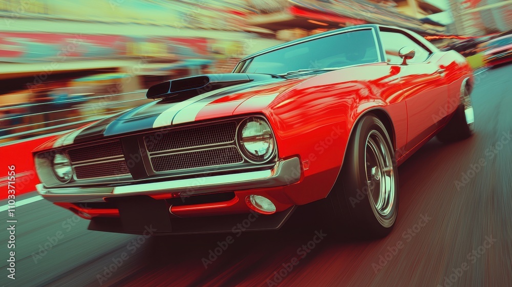High-speed classic car race on city streets action photography urban landscape dynamic viewpoint automotive enthusiasm High-speed classic car race on city streets action photography urban landscape dynamic viewpoint automotive enthusiasm