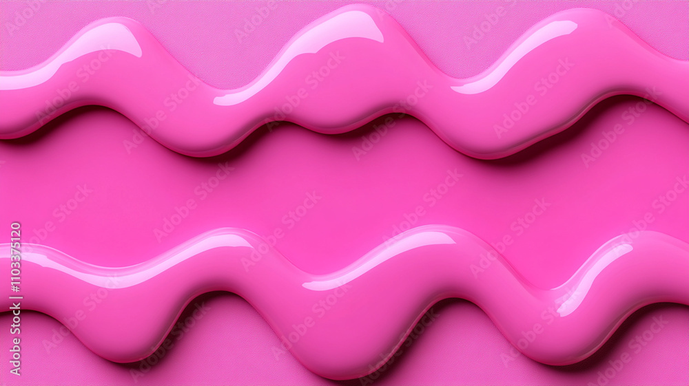 abstract design featuring smooth, wavy pink paint textures that create playful and dynamic visual effect. glossy finish adds depth and interest to composition abstract design featuring smooth, wavy pink paint textures that create playful and dynamic visual effect. glossy finish adds depth and interest to composition