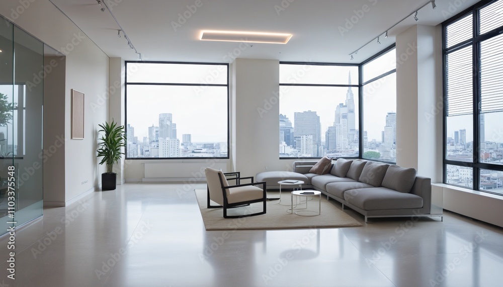 Empty Modern Space: A Contemporary Interior Design Concept Empty Modern Space: A Contemporary Interior Design Concept
