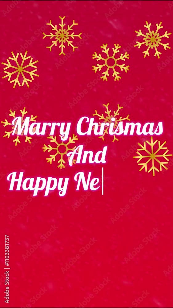 Marry Chrismas and happy new year Vertical short video story for instagram or phone animated background banner. Marry Chrismas and happy new year Vertical short video story for instagram or phone animated background banner.