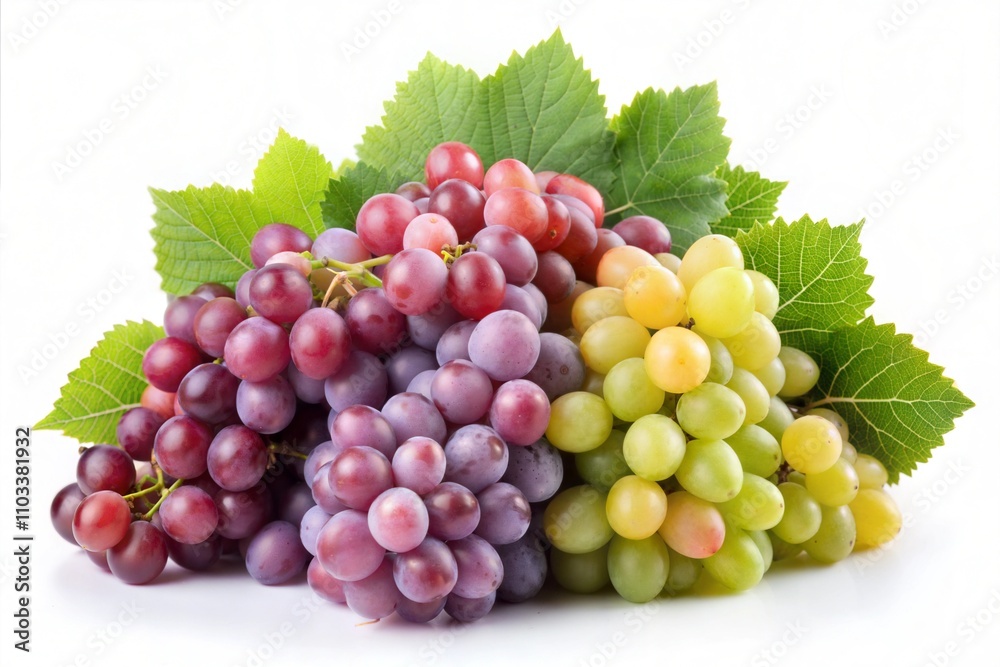 green and red grapes