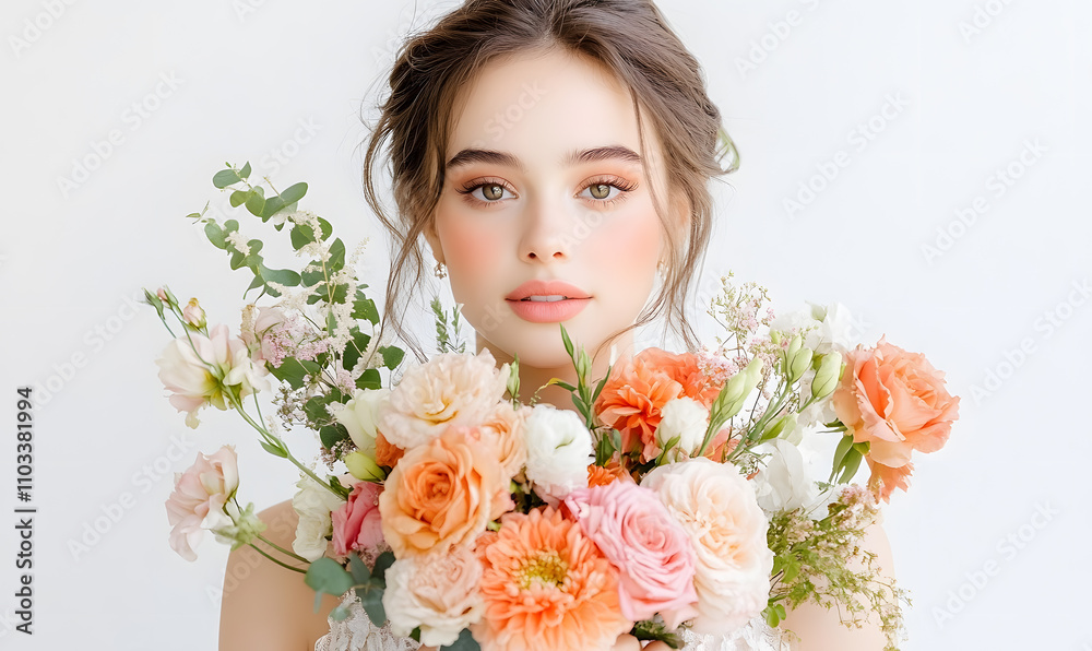 Wedding photos with a clean background for free space for text. For use with advertising banners for weddings or Valentine's Day. Wedding photos with a clean background for free space for text. For use with advertising banners for weddings or Valentine's Day.