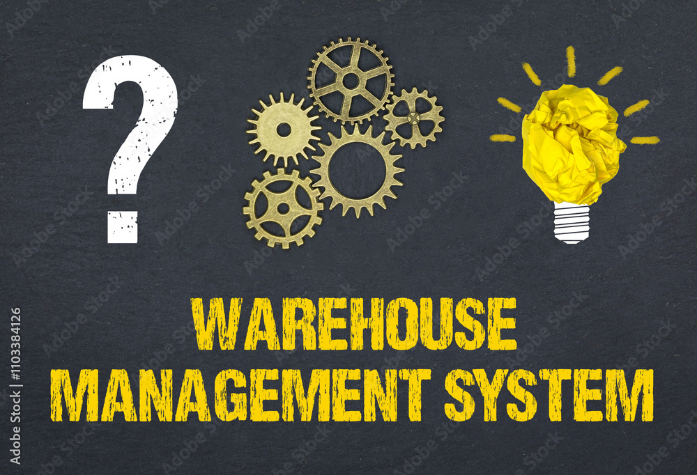 Obraz premium Warehouse Management System 