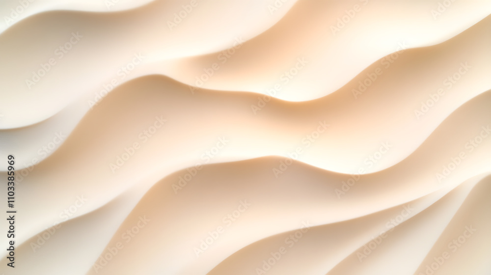 Obraz premium Natural pattern waves abstract design interior space calm environment soft viewpoint for serenity