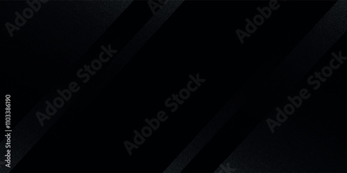 Black abstract background. Elegant dark diagonal shape elements.