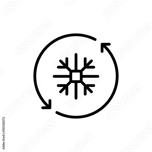 Air conditioner icon. Home appliance. Electrical equipment. Vector line icon for your website, mobile, presentation, and logo design